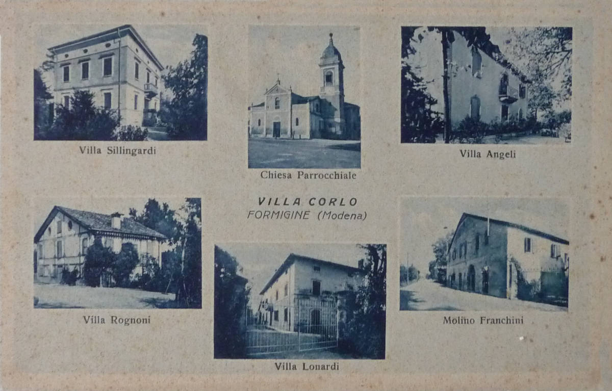 Formigine-Corlo-Ville-Sillingardi-Angeli-Rognoni-Lonardi-Molino Franchini-Chiesa parocchiale
